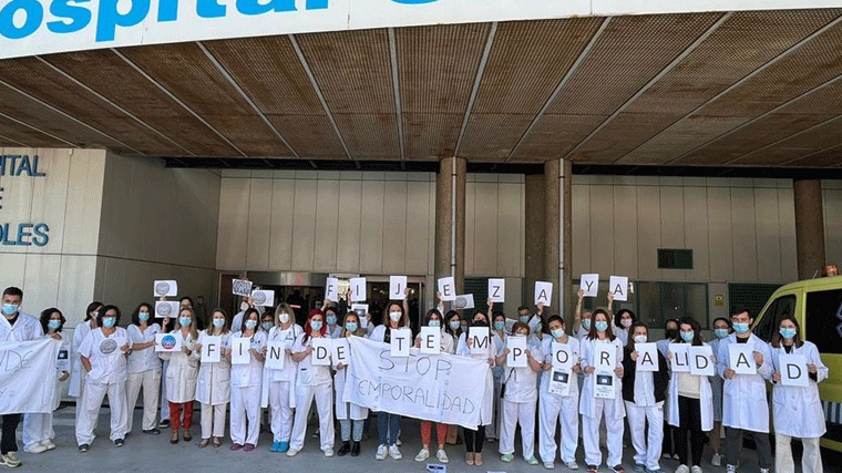 Arranca la huelga indefinida de los médicos de hospitales públicos por la 'alta temporalidad'