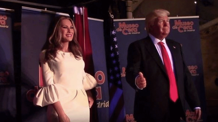 Melania Trump se instala en el Museo de Cera sin la polémica de su marido
