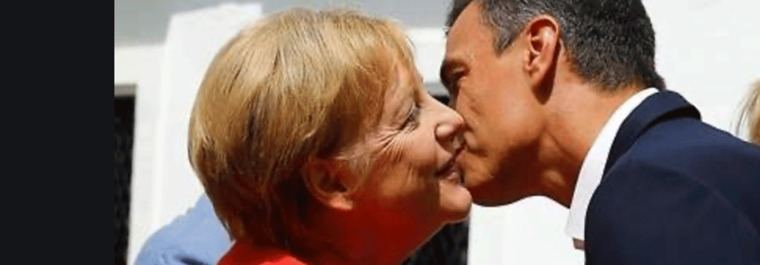 Sánchez y su gesto a Merkel: Un Gobierno con seis ministros menos