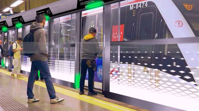 El sistema de electrificación de la L6 de Metro se transorma para la circulación de trenes sin conductor