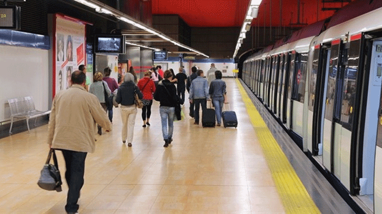 Primera jornada de huelga de maquinistas de Metro sin incidencias