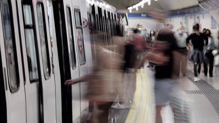 Metro pasa el sábado a sus frecuencias de verano, similara a antes de la pandemia