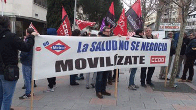 Los maquinistas en huelga de Metro denuncian 'servicios mínimos abusivos'