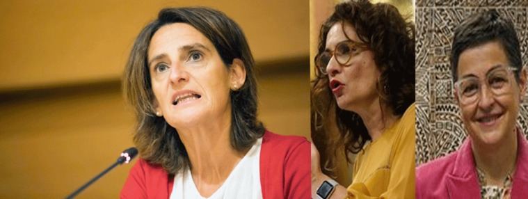La vice Ribera, la portavoz Montero y la feminista Laya a Exteriores
 