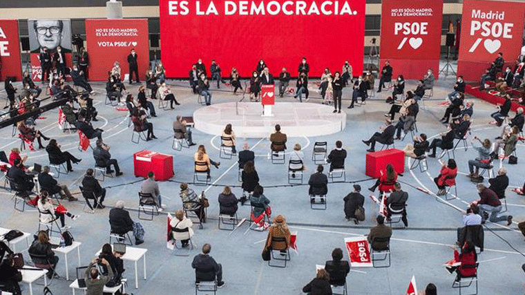 Abren expediente informativo por el mitín en zona confinada de Getafe