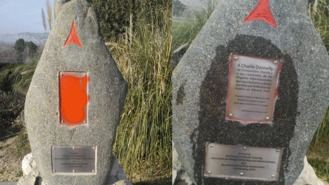 Denuncian un ataque al monumento de las Brigadas Internacionales