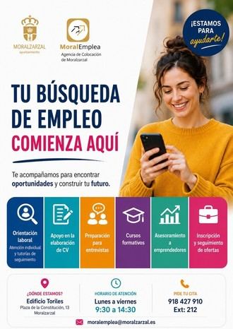 MoralEmplea: un recurso gratuito para la búsqueda de empleo y formación profesional