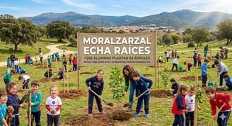 Más de 250 estudiantes plantan 82 árboles en una iniciativa ecológica educativa