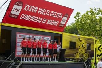 Inaugurada la Vuelta Ciclista a la Comunidad de Madrid Sub23 en Móstoles