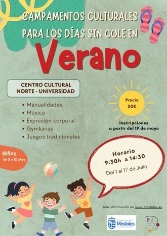 Campamentos culturales de verano para facilitar la conciliación familiar