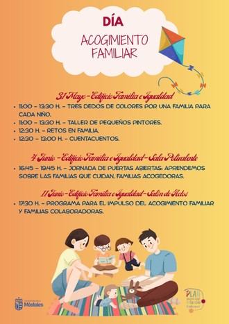 Actividades gratuitas por el Día Mundial del Acogimiento Familiar en Móstoles