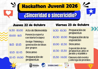 Hackathon juvenil para mejorar la comunicación entre jóvenes en Móstoles