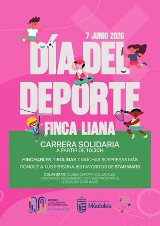 Fiesta de fin de temporada deportiva y carrera solidaria en Móstoles