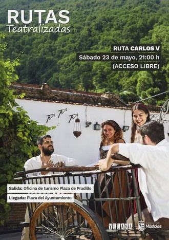 Ruta teatralizada gratuita revive la historia de Carlos V en Móstoles