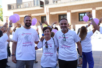 Marcha solidaria para concienciar sobre el Alzheimer en Móstoles