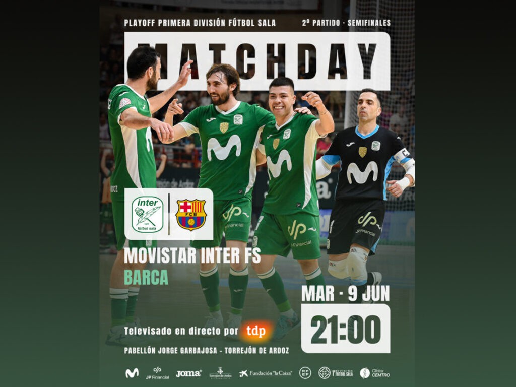 Invitaciones gratuitas para desempleados en el partido de Movistar Inter FS contra el Barça
