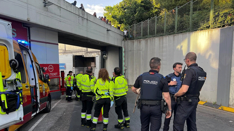 Detenido el hombre que empujó al vacío a una mujer desde siete metros en la estación de Méndez Álvaro