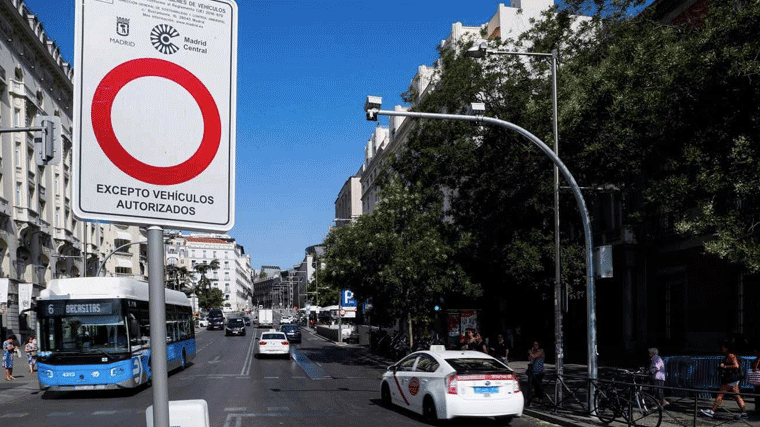 Las multas de Madrid Central disminuyeron durante la campaña de las municipales