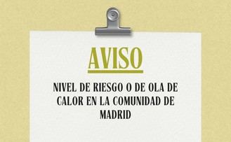 Riesgo 0 de ola de calor en la Comunidad de Madrid hasta el 5 de agosto