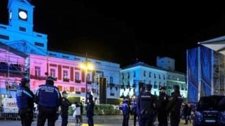 600 policías nacionales vigilarán la Puerta del Sol en Nochevieja, un 12% más que en 2021