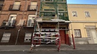 El mural del edificio El Montacargas, en Puerta del Ángel, se protegerá y se suspenden las obras de la fachada