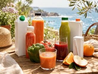 Zumos y gazpachos envasados: frescura y nutrición para el verano