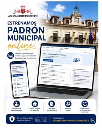 Servicio de padrón municipal disponible en línea