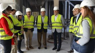 Partida vista las obras del nuevo colegio público de la Avda. Sierra de Gredos
