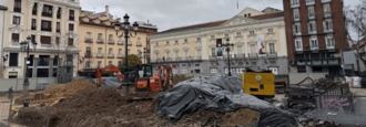 Arrancan las polémicas obras de la Plaza Santa Ana por la tala de árboles: MM irá al Defensor del Pueblo