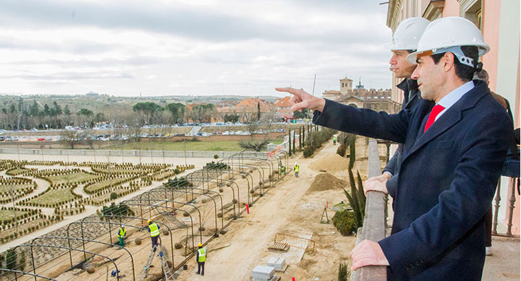 Las obras del Placio del Infante Don Luis terminará en un año