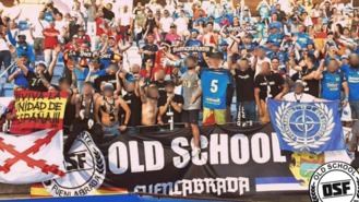 CF Fuenlabrada expulsa a la peña 'Old School´ por comportamientos violentos