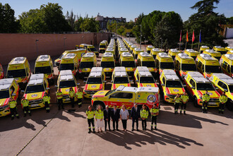 Madrid incorpora 99 ambulancias más funcionales para SAMUR-PC