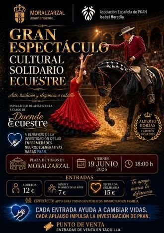 Gran Espectáculo Ecuestre en Moralzarzal a favor de la investigación de PKAN