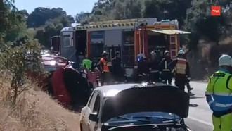 Grave accidente en la M-507 deja dos heridos, uno en estado crítico