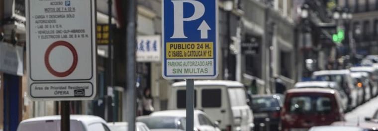 Detectan fallos en el sistema de anular las multas de los parkings de Madrid Central