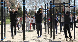 Abierto en Getafe el parque de Street Workout más grande de la región