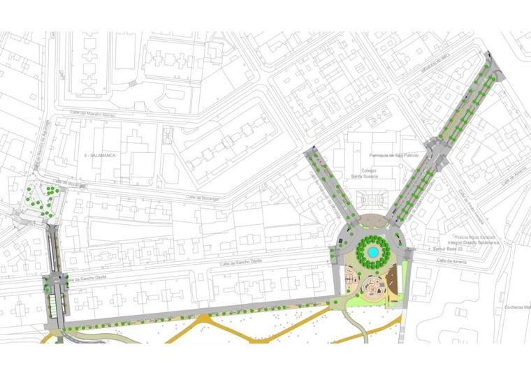 Transformación urbana en Salamanca: nuevo parque con más árboles y espacios peatonales