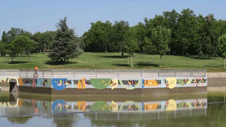 Suspendidas las obras de cerramiento del parque de la La Alhóndiga durante 4 meses