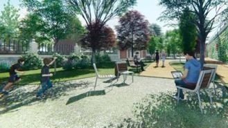 Abre el nuevo pulmón verde de Madrid en Bravo Murillo con más de 3.700 m2