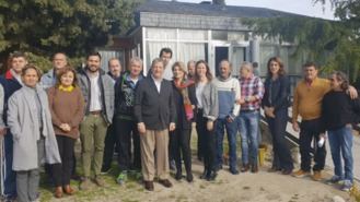 Partida visita el Centro Padre Arrupe en el que residen personas vulnerables