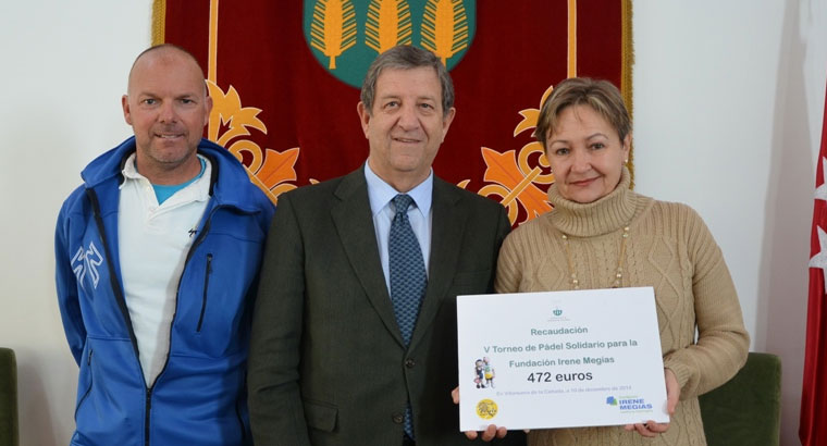 472 € para la Fundación Irene Megías del Torneo de Pádel Solidario