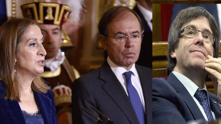 Representantes públicos: García Escudero, Pastor y Puigdemont, los que más cobran