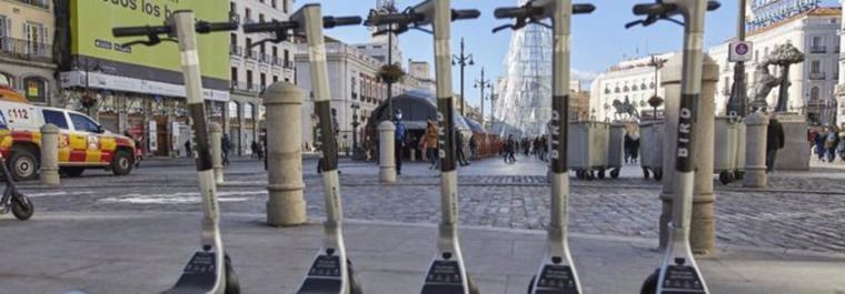 Madrid saca de las calles 4.000 patinetes eléctricos, pasa de 10.000 a 6.000