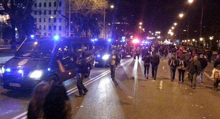 Archivan la causa del joven que perdió un ojo por un pelotazo el 22-M