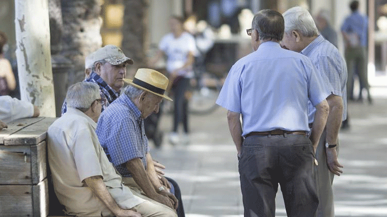 La pensión media de jubilación en la Comunidad es de 1.277,27 euros