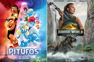 Cine de Verano: 'Pitufos' y 'Jurassic World: El renacer' este fin de semana