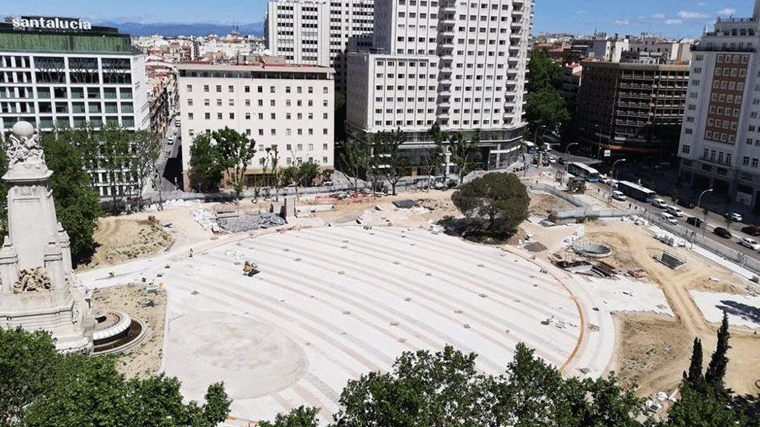 La remodelación de la Plaza de España arrancará en febrero y costará 62 millones de €