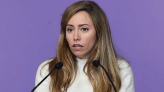 La secretaria de discurso, acción institucional y portavoz adjunta de Podemos, María Teresa Pérez,