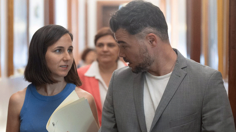 Podemos y ERC se alían y exigen que Sánchez comparezca en el Congreso por el `caso Leire´