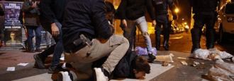 24 detenidos y 7 policía heridos, balance de la última protesta ante Ferraz